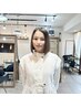【劇的改善】CUT+髪質改善ストレート+ブリーチなしカラー/森下