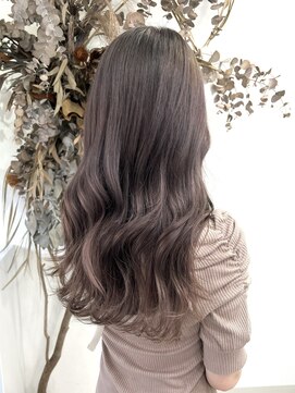 ベルム(Belme) 韓国風イメチェングレーベージュレイヤーロング似合わせカット
