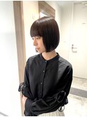ボブ 切りっぱなしボブ レイヤーボブ