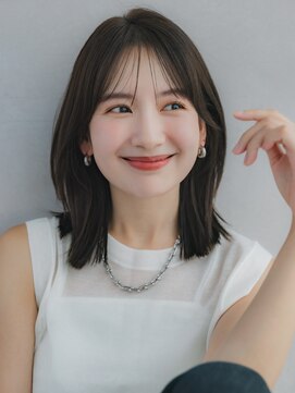 アンアミ オモテサンドウ(Un ami omotesando) Unami】大人可愛いミディアムボブ 工藤由佳