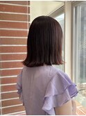 ピンクベージュ×外ハネスタイル/OWAY Hcolor