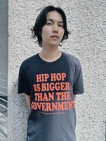 メゾンアクア 表参道(Maison ACQUA)&nbsp;=メンズボブ/フェザーパーマ／MEN’S HAIR/ブルーブラック