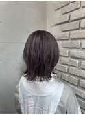 ホワイトグレージュ ミニウルフ