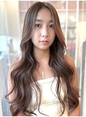 ハイライトバレイヤージュダブルカラーケアブリーチ20代30代40代