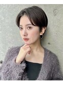 ☆【春日】オリーブグレー/ボブ/ココアベージュ/黒髪/小顔40