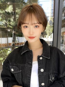 ギークス(GEEKS) 【GEEKS渋谷】大人ショートボブ/冬カラー/ココアブラウン/透明感