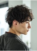 メンズパーマ/メンズカット/ツーブロック/マッシュ/波巻きパーマ