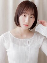 モッズヘア 越谷(mod's hair)&nbsp;ココアラウン姫カットレイヤー切りっぱなしボブY越谷20代30代