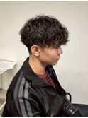 [MEN’S HAIR/波巻ツイストスパイラル/フェザーパーマ/伊勢崎]