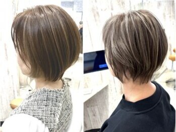 RAG【ラグ】【3月上旬NEW OPEN(予定)】の写真/大人女性のためのグレイカラー!艶感のある上品な仕上がりに♪気になる白髪もしっかりカバーします☆