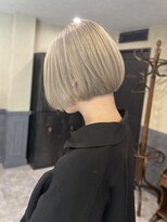 アーカイブ(Archive)&nbsp;ハイトーンベージュ×ミニマルボブ