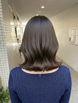 ラルジュ(large) (Large都筑)アッシュベージュとくびれボブ