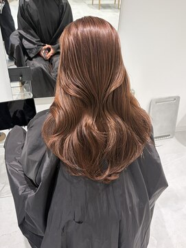 ヨーク(YOKE) 【YOKE】レイヤーカットくびれヘアダブルカラーヘーゼルブラウン