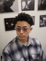 ザチョップショップ キチジョウジ(THE CHOP SHOP KICHIJOJI)&nbsp;ツイストパーマ　テーパーフェード　メンズカット