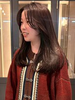 アトリエ(atelier.)&nbsp;顔周りカット アッシュカラー 髪質改善 艶髪 レイヤーカット