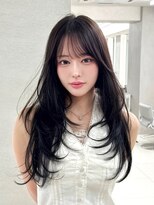 マウル トーキョー 銀座(MAEUL TOKYO)&nbsp;卵型似合わせ韓国前髪カット　ワンホンレイヤー　【銀座】