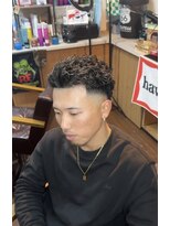 フォーティースリーヘアー(FORTYTHREE hair) 極道パーマ×メッシュ