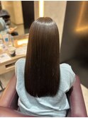 素髪ストレート