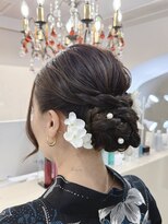 オフ(off) 和装シニヨン|和装|浴衣|お祭り|花火大会|お呼ばれ|ヘアセット