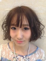 フェリシータ 緑地公園店(felicita)&nbsp;大人かわいい甘辛マッシュ無造作ほつれウェービーボブ