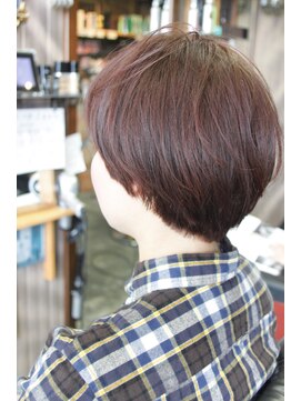 オーバーキャプテンネイキッド(OVER CAPTAIN NAKED) 艶マッシュショート×ラベンダールビー