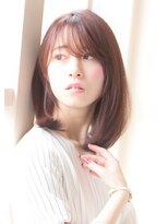 ネオリーブウリ 二子玉川店(Neolive uri)&nbsp;《二子玉/二子玉川》ベージュボブルフ白髪染めハイライト濡れ髪