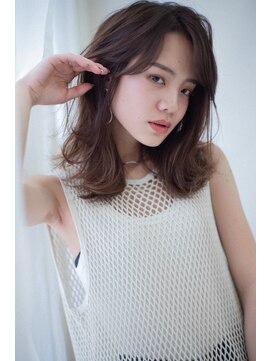 シェノン 西梅田(CHAINON) 前髪/レイヤーカット/アッシュカラー/ブラウン/レイヤーロング