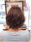 毛先を遊ばせる新感覚なボブ/20代/30代/40代/50代/岡山/表町