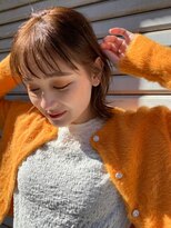 ローウェ 新百合ヶ丘(Louwe)&nbsp;小顔,外ハネ,ミディアム,20代,30代,40代[新百合ヶ丘/新百合ヶ丘