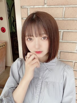 サロンドミルク 原宿(salon de MiLK) 【salon de MiLK 原宿】ボブ×オーシャンベージュ