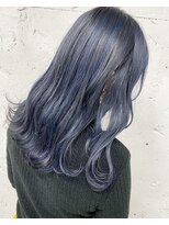 ヘアアトリエコモノ(hair l'atelier KoMoNo) KoMoNo×ブルーグレー