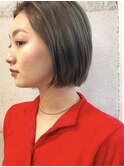 まとまるミニボブ　切りっぱなしボブ　お洒落ボブ　20代30代40代
