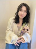 【Gift.hair&spa】波巻きミディ