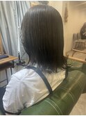 【ulu hana】透明感グレーブラック