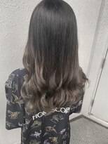 カプア 仙台駅前店(Kapua)&nbsp;グラデーションカラーオリーブベージュ/ケアブリーチ/ハイライト