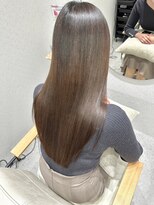髪質改善＊透明感くすみグレージュ＊美髪【Zina 銀座中央】