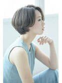 大人可愛い/ショコラアッシュ/ヘルシースタイル/ふんわりカール