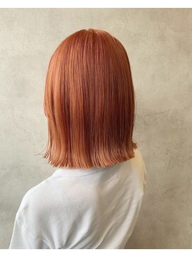 トパ(topa) オレンジカラー ブリーチ1回