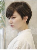 大人マッシュショート／丸みショート／イメチェン／30代40代50代