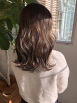 モワ 仙台(Mois)&nbsp;レイヤーロングフルバング髪質改善似合わせカットイメチェン仙台