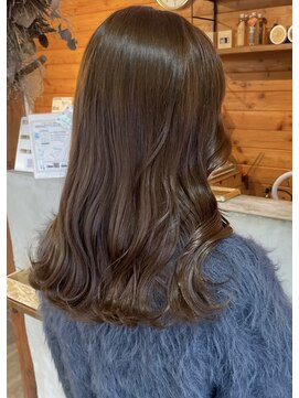 ビスクヘアデザイン(bisq hair design) セミロング/ロング/ロングボブ/ベージュカラー/髪質改善