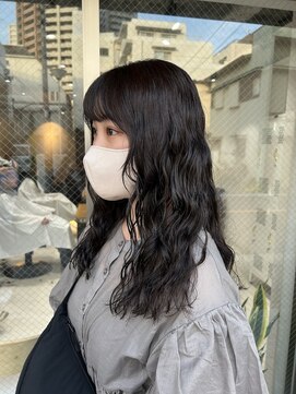 アドア 横浜(ADORE) 【ADORE 横浜】ニュアンスパーマ×オリーブブラウン