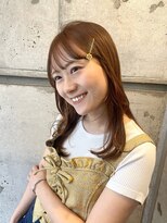 エミュ 天文館店(eMu) ブリーチなしオレンジベージュ