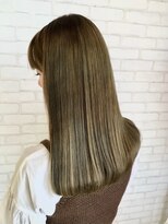 ビスイル 秋葉原店(Vis ill)&nbsp;ブルーシルバーグレージュ透明感グラデーションカラー