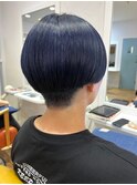 【Liko　池袋東口店】マッシュショート　ダークネイビー　ブルベ
