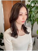 レイヤーカットのbefore、after【中嶋翔也】