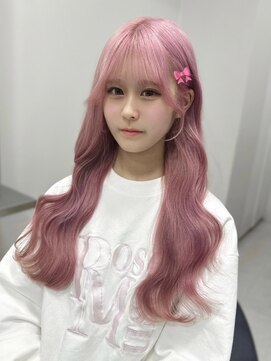 ベレーザシェルト(Beleza scelto) 11110艶髪ラベンダーパープル韓国風巻きラベンダーミルクティー