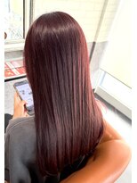 ルノン フィージュ(LUNON fieju)&nbsp;ブリーチ/チェリーレッド/髪質補修カラー