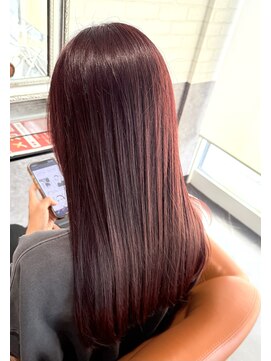 ルノン フィージュ(LUNON fieju) ブリーチ/チェリーレッド/髪質補修カラー