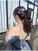 生花　ボディフラワー　花嫁